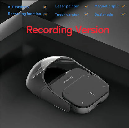 Cheerdots 2 Detachable Air Mouse Bluetooth Wireless Touchpad Laser AI Recording ChatGPT Mobile Presenter Remote Control Custom