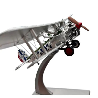 1:72 British Royal Air Force k-2159 Bristol Bulldog Biplane Propeller Fighter Diecast Metal Airplane Plane Aircraft Model Toy