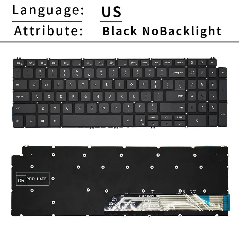 SP Spanish US Russian Backlit For Dell Inspiron 3500 3501 7591 5590 5591 5598 7590 5593 5584 7790 7500 7501 5501 5502 Keyboard