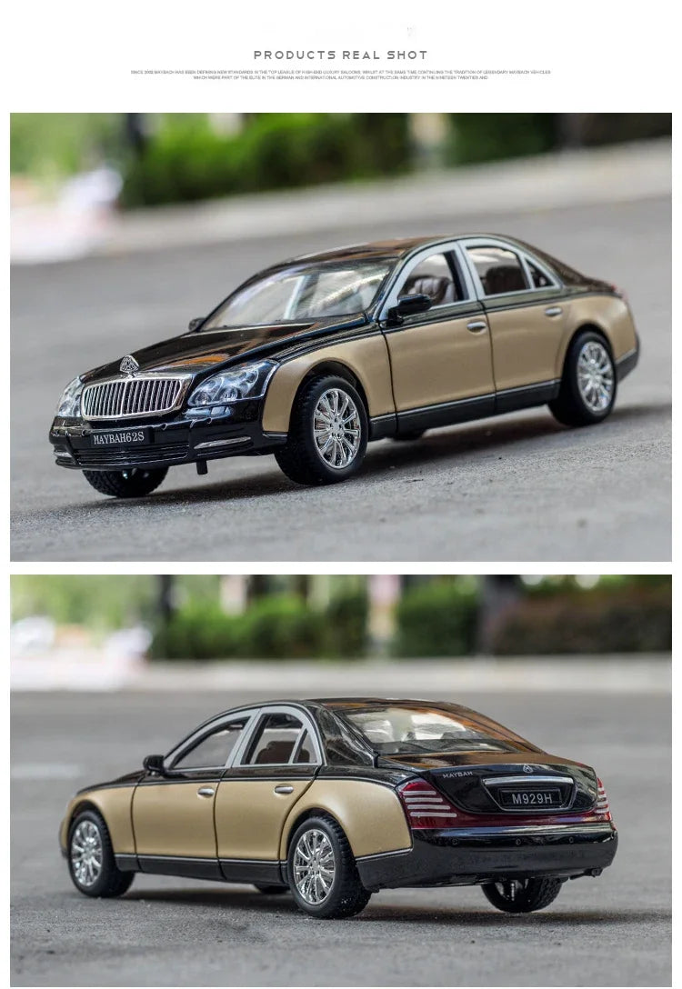 1:24 Maybach 62s S650 Alloy Car Model Diecasts & Toy Vehicles Toy Car Metal Collection Toy Kid Toys for Children Kids Gifts