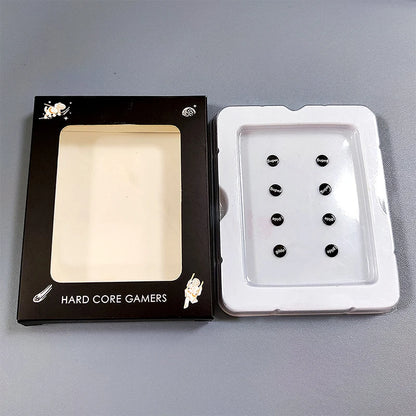 1 Pack Glass Mouse Skates DIY Universal Dots Mouse Feet Pads Sticker for Gaming Mouse Anti-Slip Pad