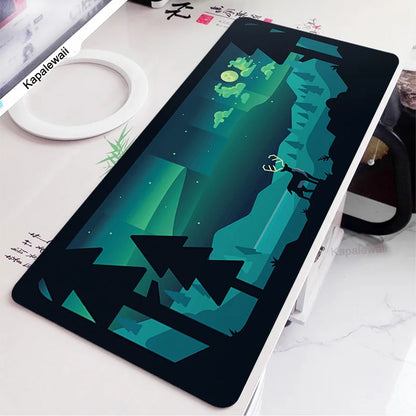 Gmk Starry Sky Mouse Pad XXL Company Mouse Mat Gamer Mechanical Keyboard Desk Mat Large Deskpad 900x400 Personalized Mousepad