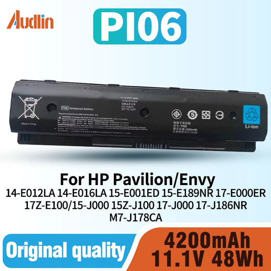PI06 Battery for HP 710416-001 Pavilion 14 15 17 Series Envy 15-J000 17-J000 HSTNN-LB4N M7-J020DX 17-E020US HSTNN-UB4N TPN-L112