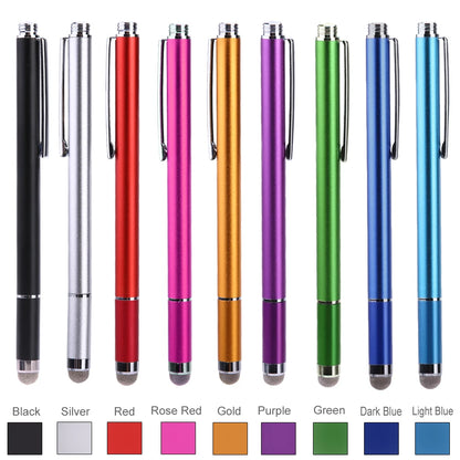 2 In 1 Capacitive Touch Screen Drawing Stylus Pen for iPhone iPad Tablet PC with Dual Tips for Optimal Use