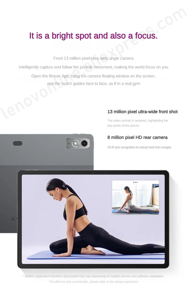 Global Rom Lenovo Xiaoxin Pad Plus 12.7" TB372FC Matte Display Natural Light Anti-Glare 60Hz Comfortable Visual Android Tablet