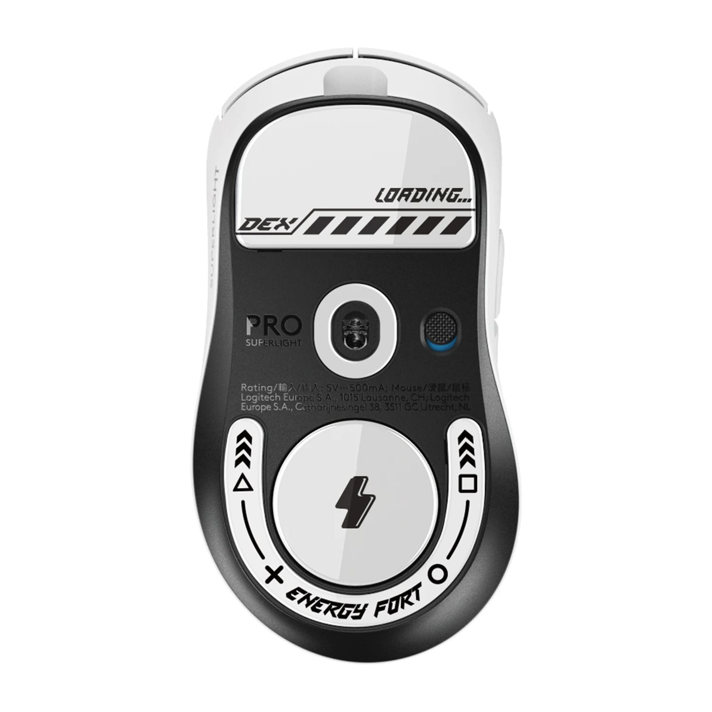 Mouse Skates Feet Curved Edges Glass Mouse Feet for Logitech G PRO X SUPERLIGHT 2 DEX Mouse Glides Gaming Mouse Feet Replacement