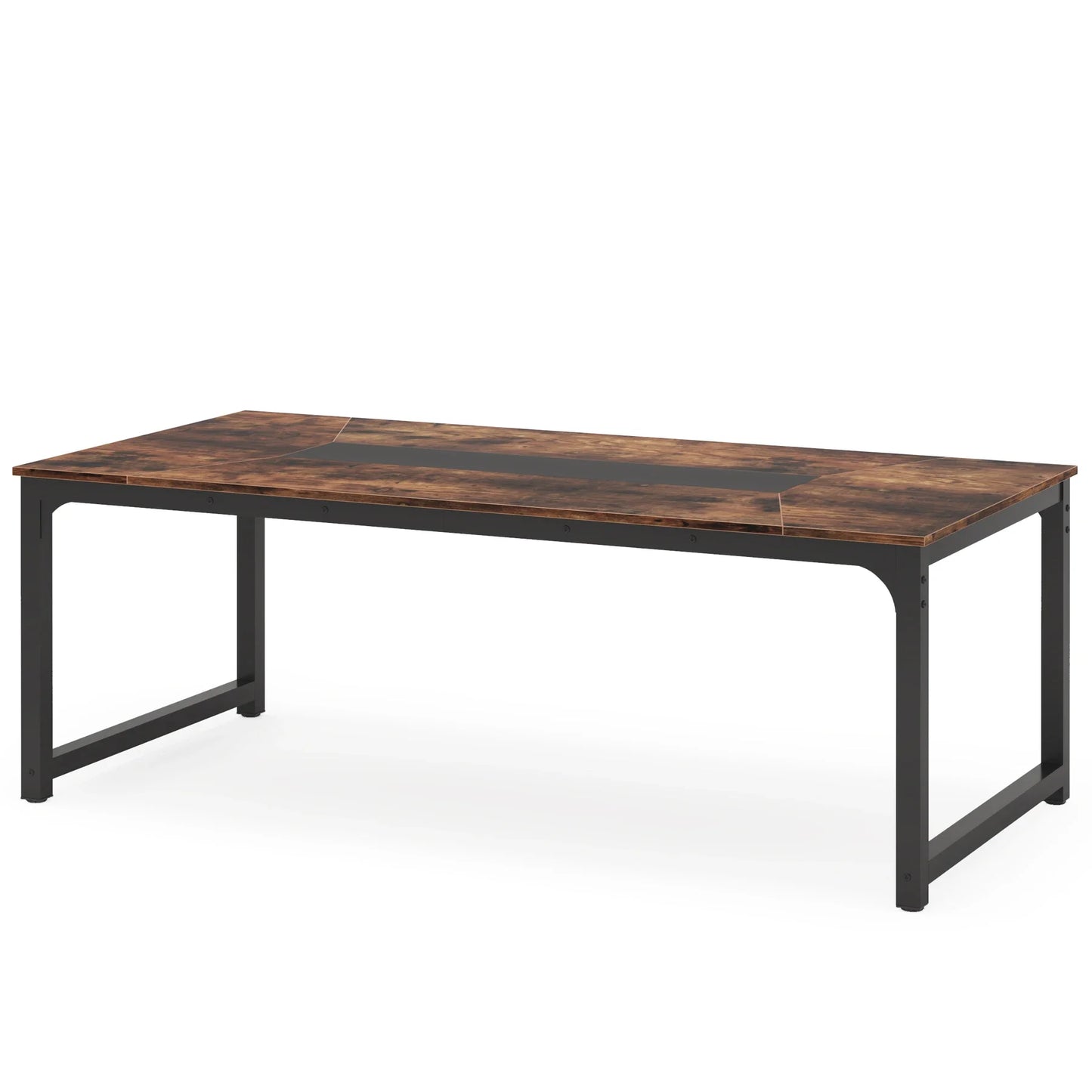Tribesigns Modern Computer Desk 70.8 inch Large Executive Office Desk Study Writing Desk Workstation Computer Table