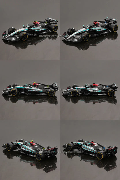 Bburago 1:43 Mercedes-AMG Petronas F1 Team W15 2024 #44 Hamilton #63 George Russell Alloy Car Die Cast Model Toy Collectible