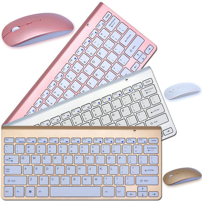 2.4Ghz Ultra-Thin Wireless Keyboard And Mouse Combo With USB Receiver Mouse Keyboard Set For Apple PC WindowsXP/7/8/10