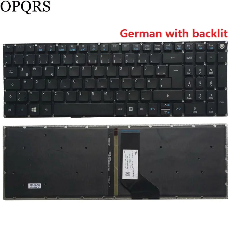 For Acer Aspire 7 A715-71 A715-71G A715-72 A715-72G A717-71 A717-72 Russian/US/UK/Spanish/Latin/German/Italian laptop Keyboard