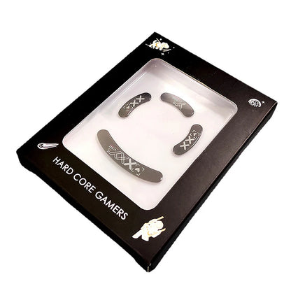 1Pack Glass Mouse Skates Glide Feet Pads Mouse Feet Sticker for G Pro Wireless Rounded Curved Edges