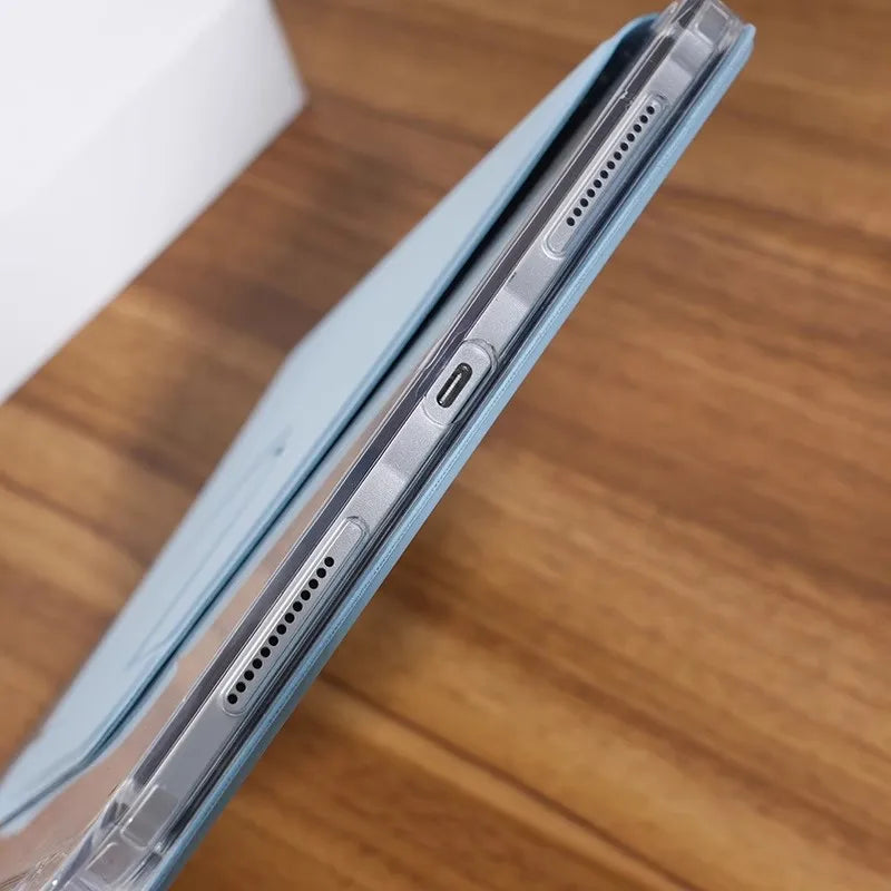 Pencil Holder Case for iPad Pro 11 2024 iPad A16 11th 10th 10.2 9th 8th Generation Cover for 2025 iPad Air 11" 5 4 10.9 Funda