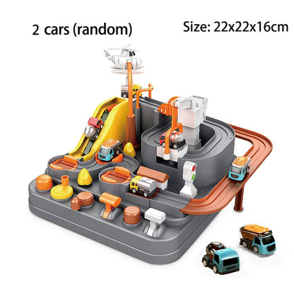 Car Train Track Sets Board Adventure Game Toy Interactive Boy Parking for Children 2 To 4 Year Old Kids Birthday Gift