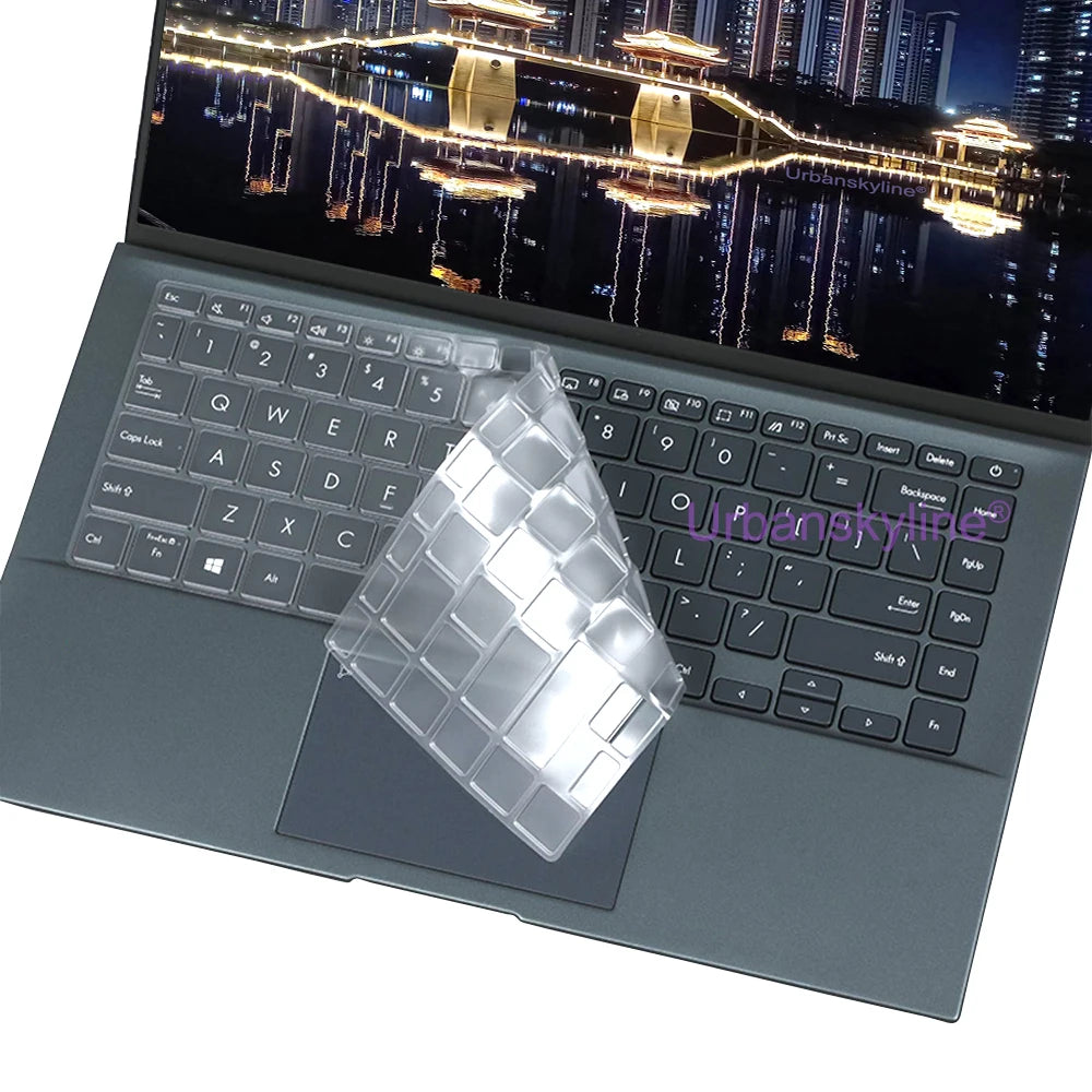 Keyboard Cover for ASUS Zenbook 14 Flip 14X OLED Pro UX3406 UX3405 UX3404 UX3402 UM3402 UP3404 Q425 Silicone Protector Skin Case