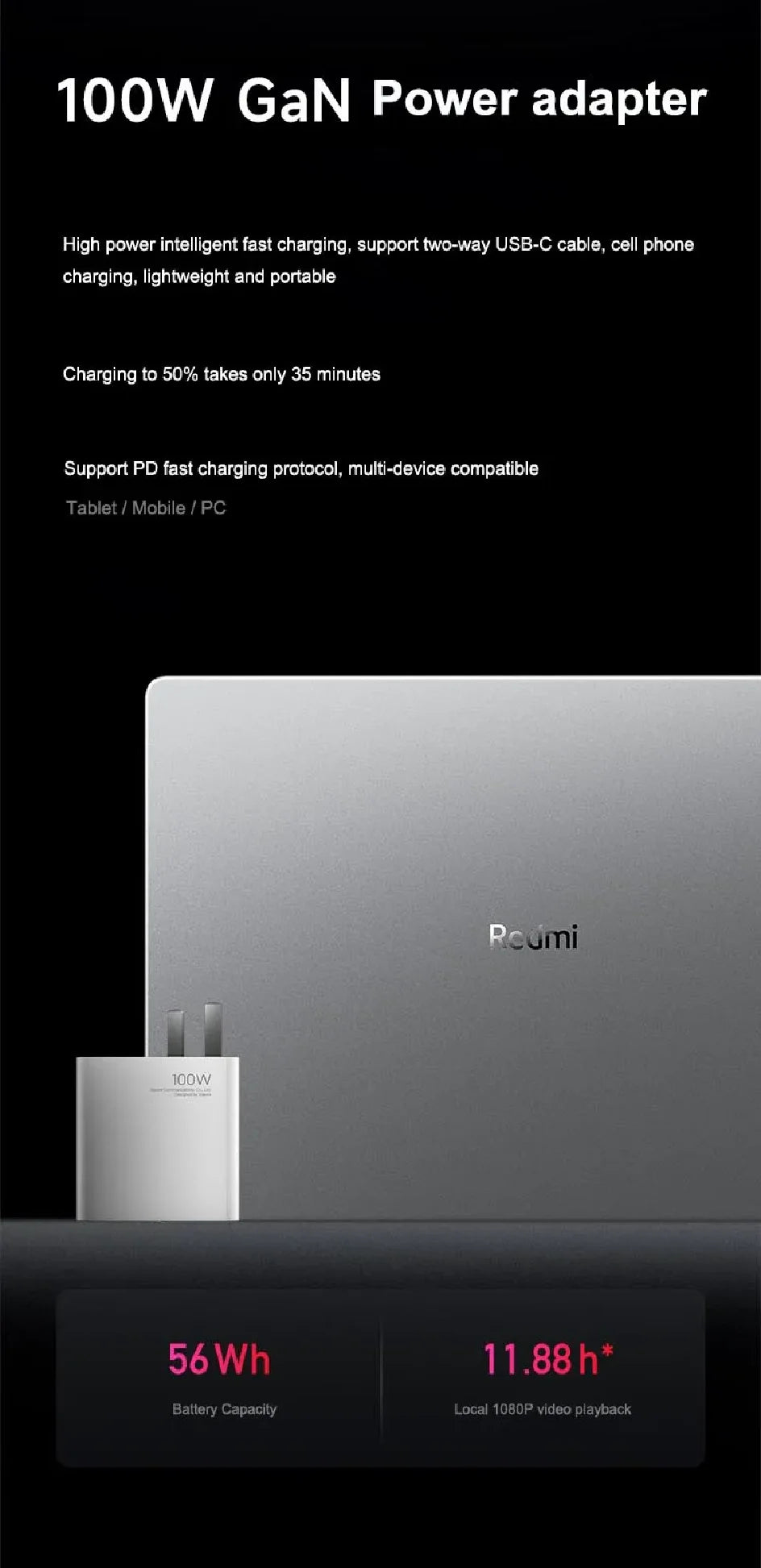 Xiaomi Laptop RedmiBook 14 2023 14 Inch 2.8K 120Hz Screen i5-12500H/i7-12700H 16GB LPDDR5 512GB/1TB SSD Notebook PC Computer