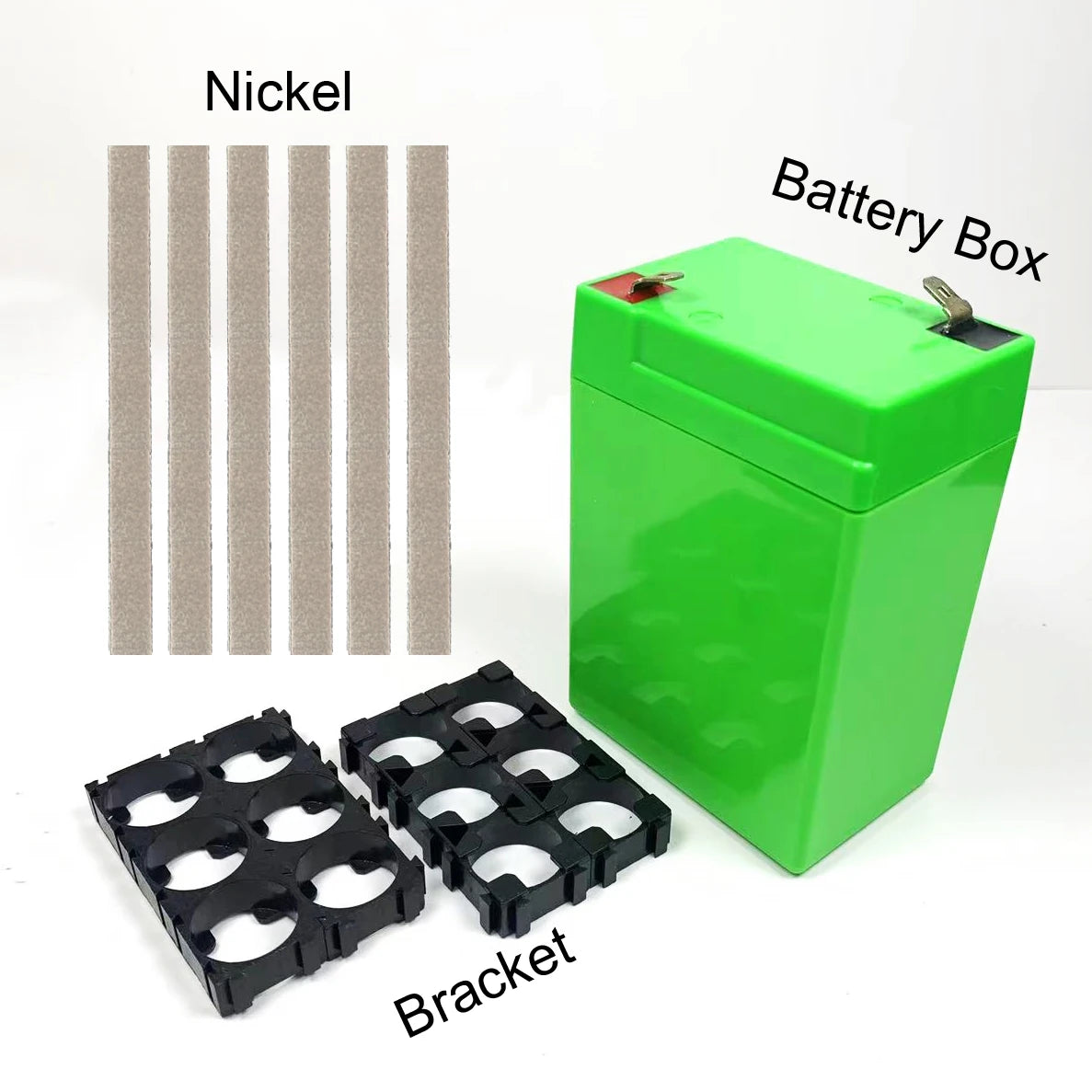 18650 Battery Storage Box Bracket 4V/6V/12V Plastic Lithium Battery Packs Toys Scale Motorcycle Batteris Holder Case
