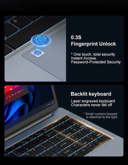 Laptop 16 inch 2.5K 120Hz Intel Core i7-13620H WiFi 6 32GB RAM 1TB SSD Laptop Windows 11 pro Notebook Office Computer