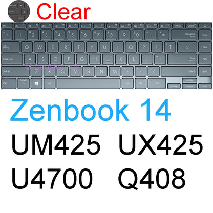 Keyboard Cover for ASUS Zenbook 14 Flip 14X OLED Pro UX3406 UX3405 UX3404 UX3402 UM3402 UP3404 Q425 Silicone Protector Skin Case