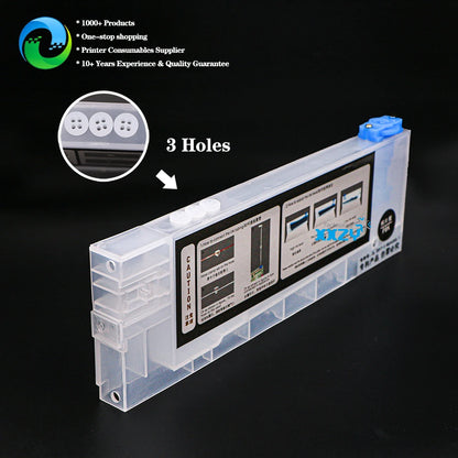 Eco Solvent Printer 220ml CISS Refill Sub Tank with Float for Wide Format Printer Ink Cartridge