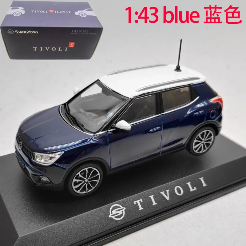 Diecast 1/43 Scale Ssang Yong Tivoli Alloy Car Model Static Decoration Collectibles Gift Toys