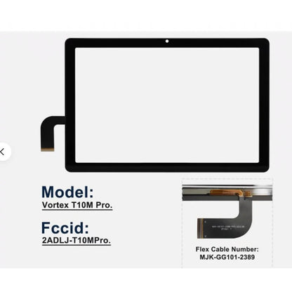 10.1 "8" Vortex Tab 10 T10M Pro Plus T10 Tablet Touch Screen Tab 8 External Screen Capacitive Digitizer Sensor Replacement