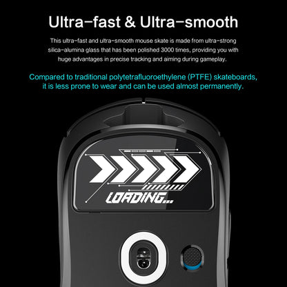 Glasses Mouse Feet Skates For Logitech G PRO X SUPERLIGHT Sticker Rounded Curved Edge GPXS Glide Feet For FPS MOBA Games