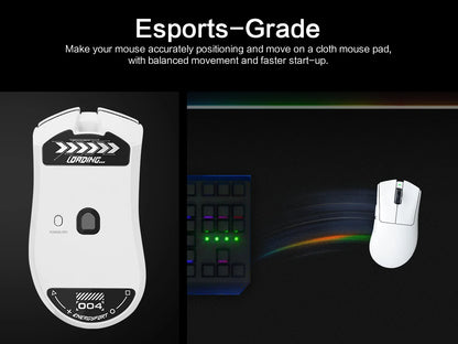 Glass Mouse Skates For Razer DeathAdder V4 Pro Mouse Feet Pads Smooth Durable Game Mice Accessories Slimmer Toughened Glass