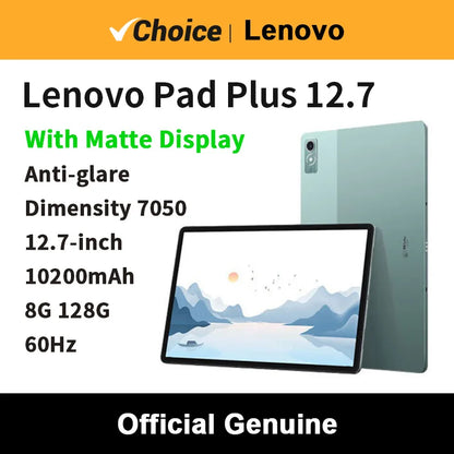 Global Rom Lenovo Xiaoxin Pad Plus 12.7" TB372FC Matte Display Natural Light Anti-Glare 60Hz Comfortable Visual Android Tablet