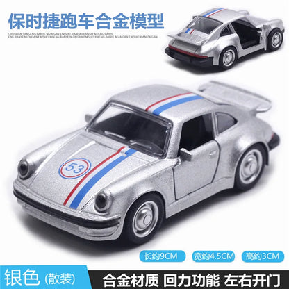 Cute Diecast Alloy Metal Car Bus Motor Tricycle Motorcycle Taxi Model Toy Children Birthday Gift