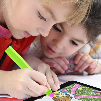 Universal Pencil Stylus For Kids Anti-slip Silicone Smooth Tablet Touch Screen Capacitive Pen Drawing