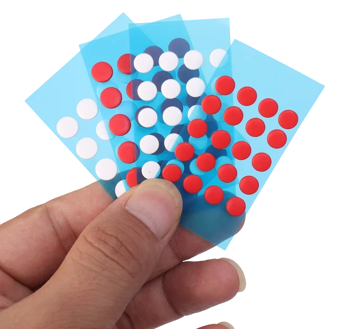 Mouse Feet Replacement Rounded Dots Universal Mouse Skates DIY Mice Glide Feet Wear Resistant Small Round Dot for Glass Mousepad