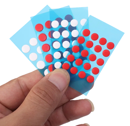 Mouse Feet Replacement Rounded Dots Universal Mouse Skates DIY Mice Glide Feet Wear Resistant Small Round Dot for Glass Mousepad