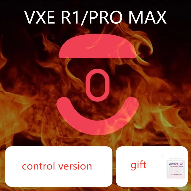 1 Set Ultraglide Mouse Skates For Dragonfly VGN VXE R1 PRO MAX SE Control Speed Mouse Feet ICE Version Mice Glides PTFE Feet