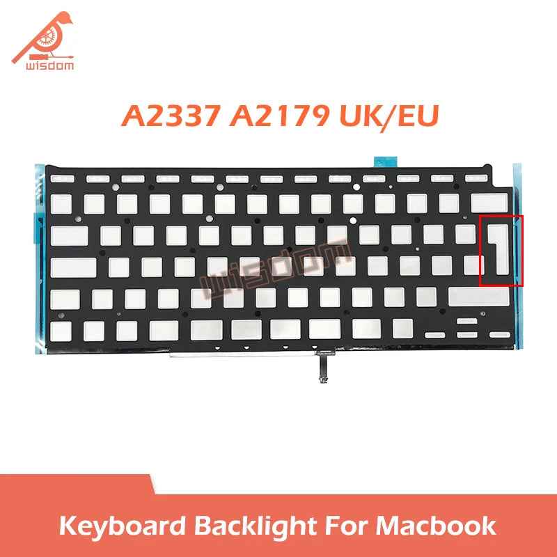 Laptop A2251 A2289 A2337 A2141 A2338 EU UK US English Keyboard Backlight For Macbook Air Pro Retina 13" 16" Backlit Foil Sheet