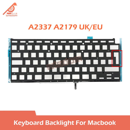 Laptop A2251 A2289 A2337 A2141 A2338 EU UK US English Keyboard Backlight For Macbook Air Pro Retina 13" 16" Backlit Foil Sheet