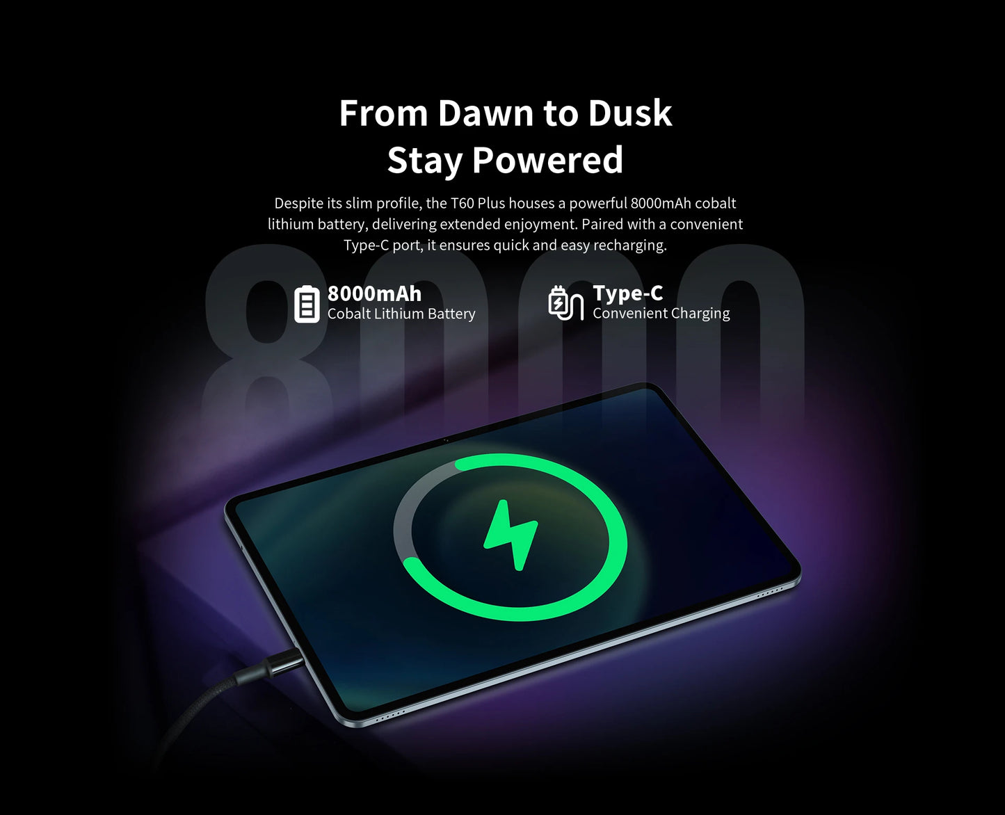 【World Premiere】Teclast T60 Plus 12" 90Hz 2K Display Android 14 L1 MTK Helio G88 6GB/128GB 8000mAh Battery 4G LTE Global Version