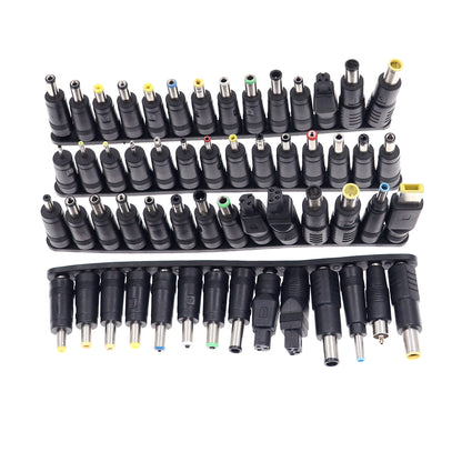56pcs Universal Laptop AC DC Jack Power Supply Adapter Connector Plug for Lenovo Acer Toshiba HP Dell Notebook Cable Cord