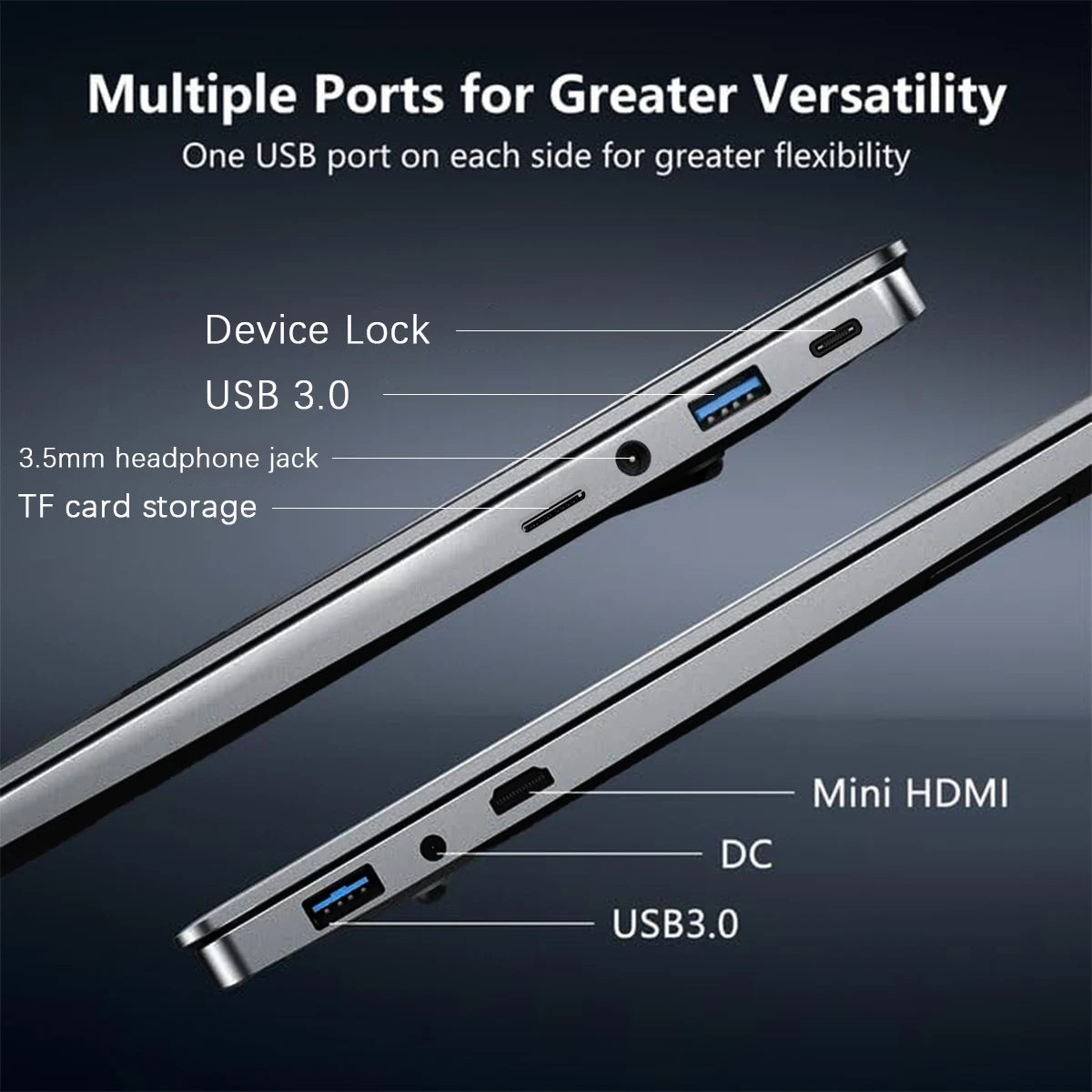 ACEKAMAS 15.6" Intel Core i7 6500U i3 6100U Laptop Computer Windows 11 Pro 16GB DDR4 1TB SSD Notebook PC Portable Laptops Gaming