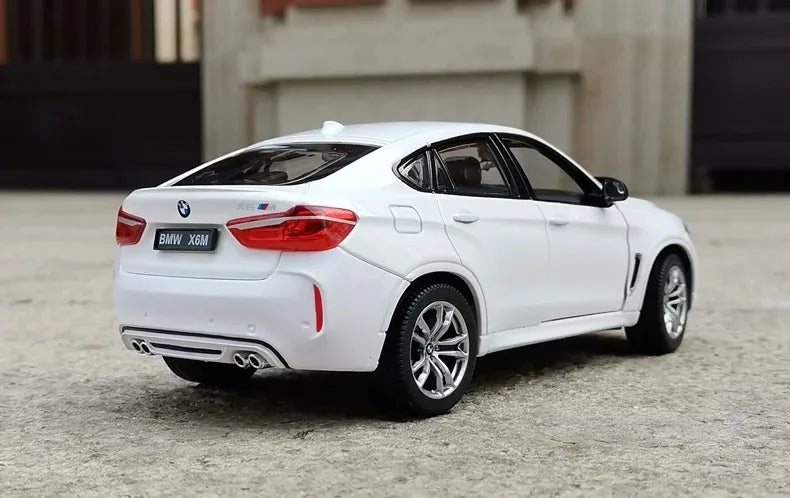 1:24 BMW X6M X6 SUV Alloy Sports Car Model Diecasts Metal Vehicles Car Model Simulation Collection Childrens Toy Gift