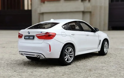 1:24 BMW X6M X6 SUV Alloy Sports Car Model Diecasts Metal Vehicles Car Model Simulation Collection Childrens Toy Gift