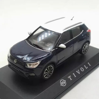 Diecast 1/43 Scale Ssang Yong Tivoli Alloy Car Model Static Decoration Collectibles Gift Toys