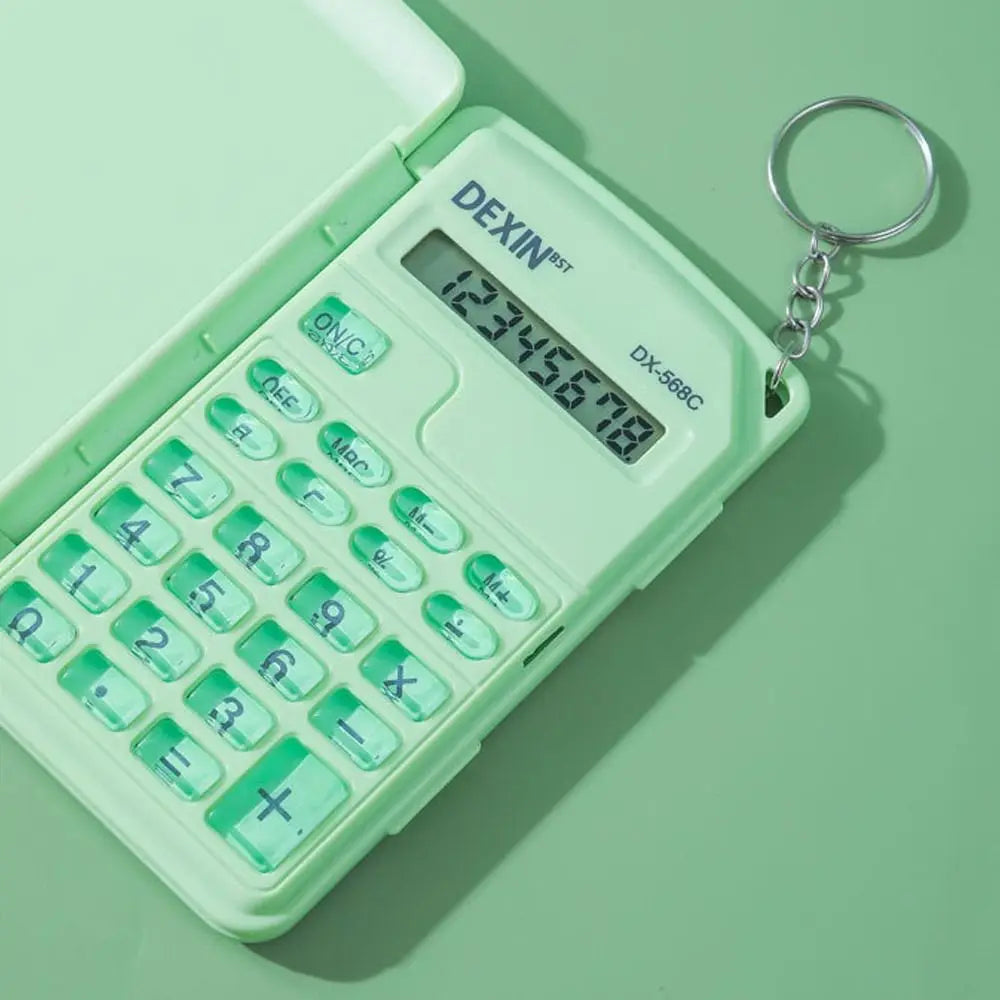 Flip Cover Calculator Mini Portable Math Calculator For Office Accounting School Students