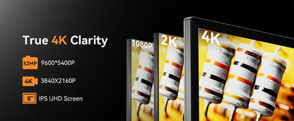 Elikliv EM4K 4K HDMI Digital Microscope for Electronics 8" 2000X Soldering Microscope for PCB Inspection Repair with 10" Stand