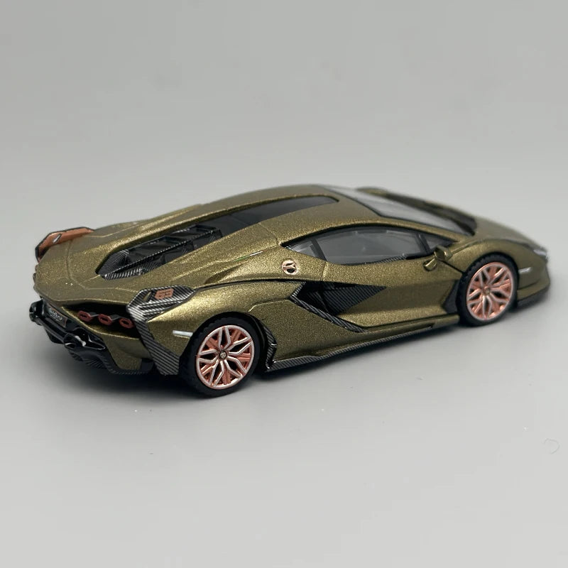 MINIGT 1:64 Lamborghini Sián FKP 37 Presentation Alloy Car Model 529