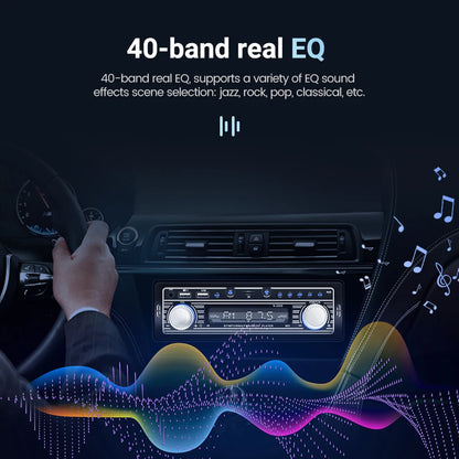 Car Radio MP3 Player Bluetooth-compatible FM Audio Stereo Receiver with Remote Control Autoradio Electronics Accessories