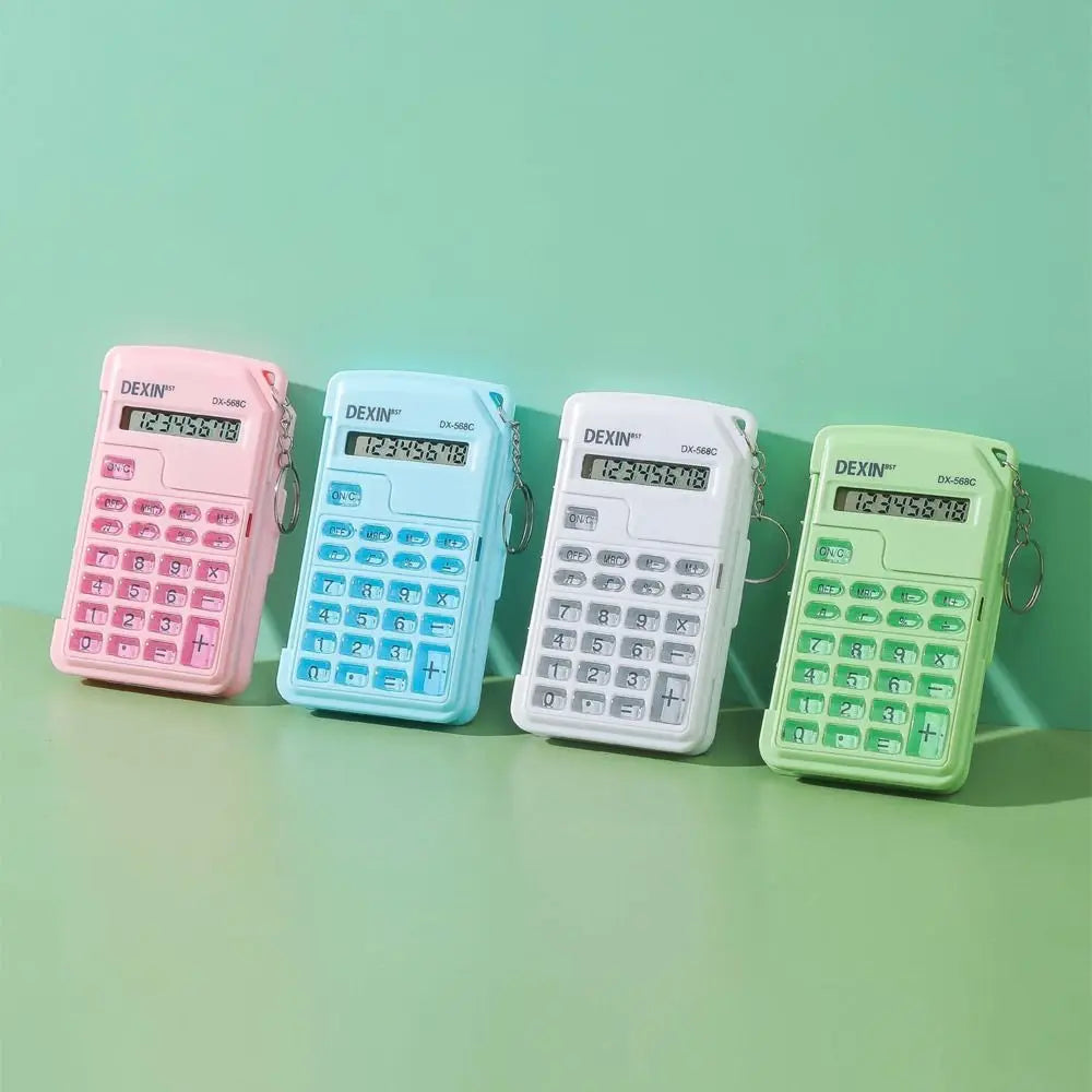 Flip Cover Calculator Mini Portable Math Calculator For Office Accounting School Students