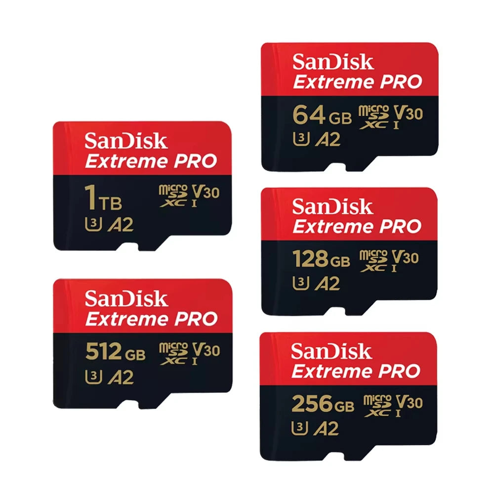 Sandisk Original Memory Card 512GB 256GB 128GB 64GB 32GB TF Micro SD Class A1-10 UHS-1 Flash Memory Microsd