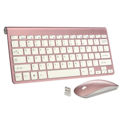 2.4Ghz Ultra-Thin Wireless Keyboard And Mouse Combo With USB Receiver Mouse Keyboard Set For Apple PC WindowsXP/7/8/10