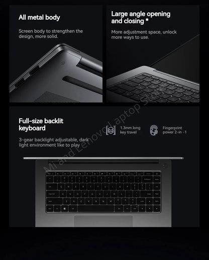 2024 New Xiaomi RedmiBook Pro 16 Ultra 5 125H 32GB LPDDR5 1TB SSD 3.1K 165Hz 16inch