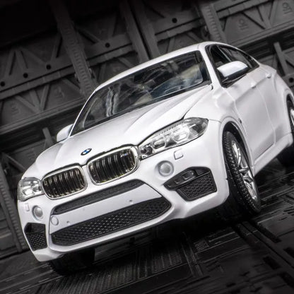 1:24 BMW X6M X6 SUV Alloy Sports Car Model Diecasts Metal Vehicles Car Model Simulation Collection Childrens Toy Gift